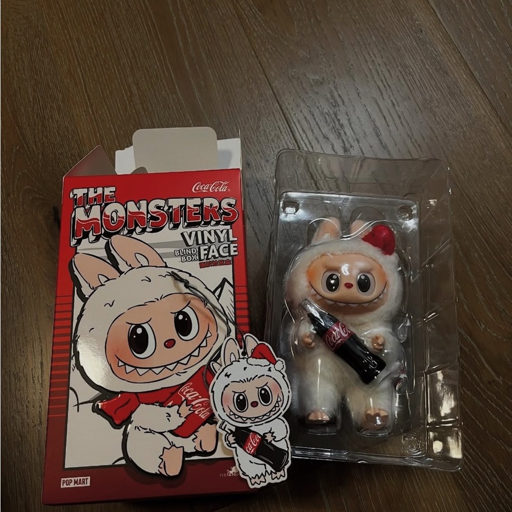 Pop Mart The Monsters Vinyl Doll - Red and White
